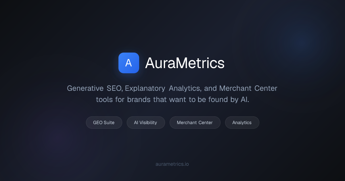 Aurametrics screenshot 1